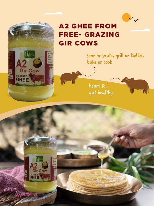 Gir Gau A2 Bilona Ghee 250ml
